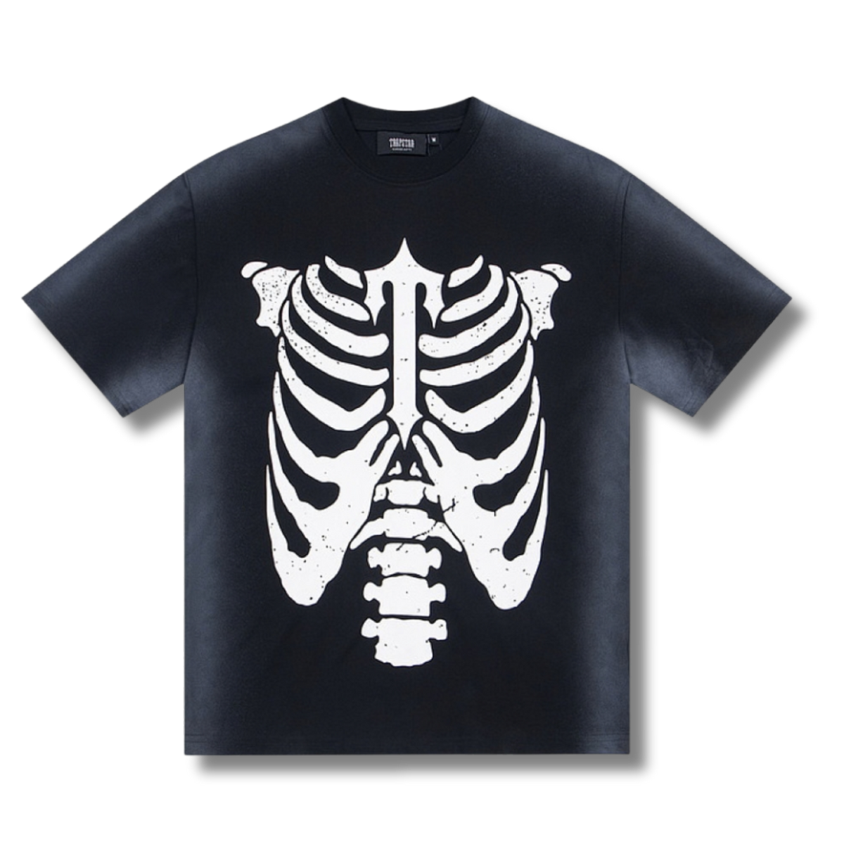 T star shirt bones black
