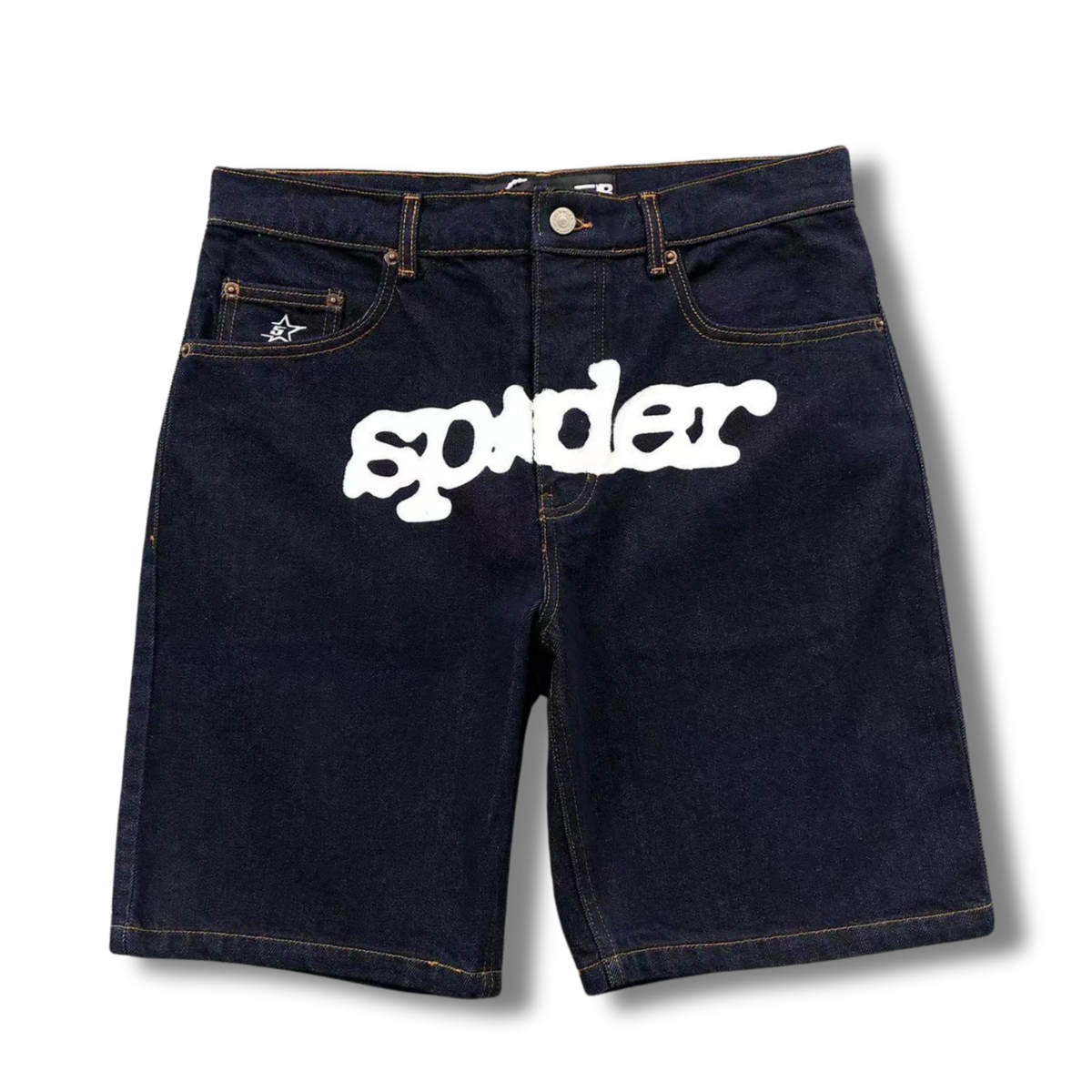 Spider Shorts denim black