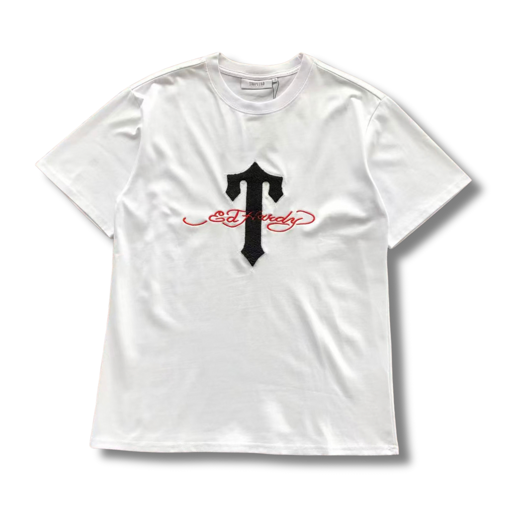 T star shirt hardy white