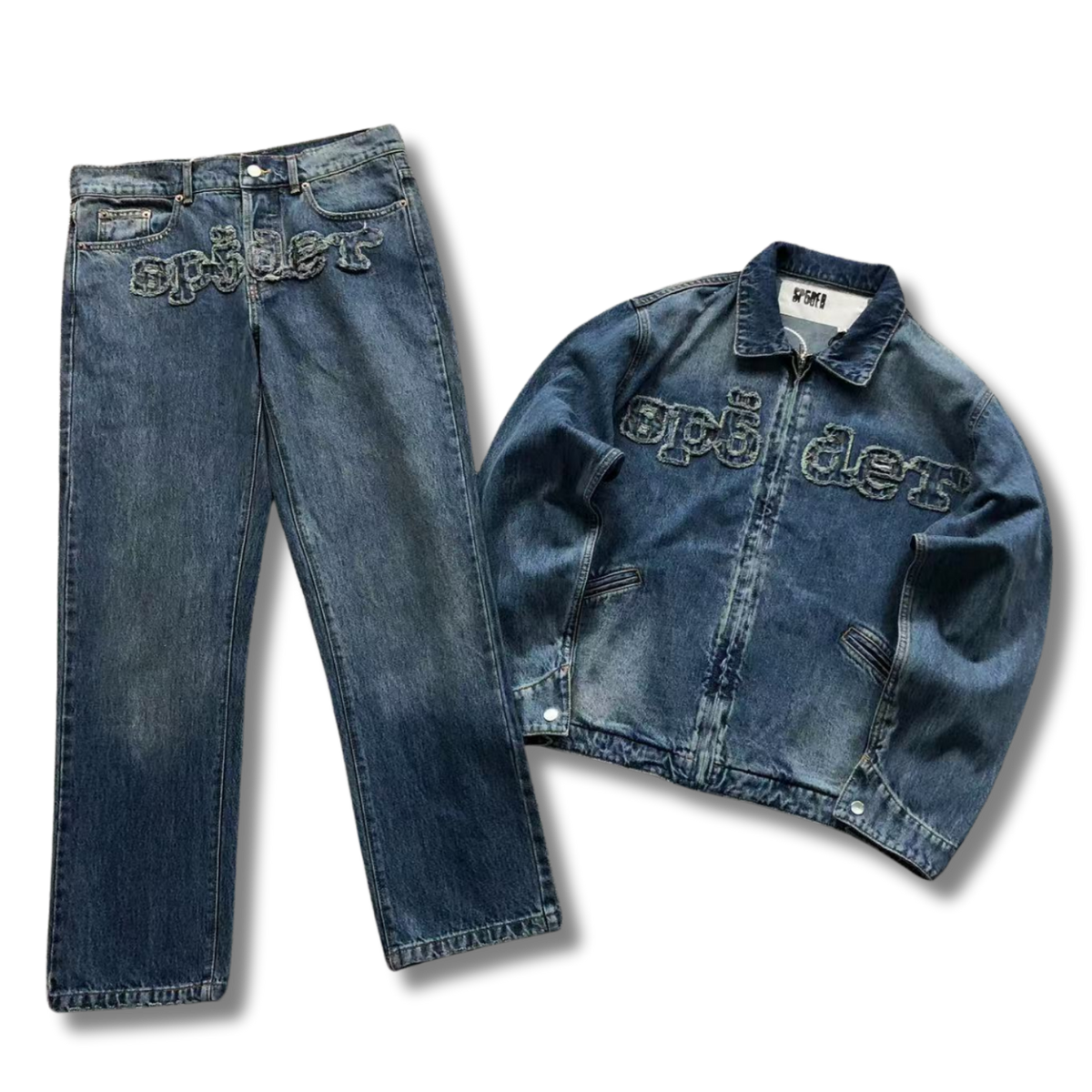 Spider Tracksuit blue denim