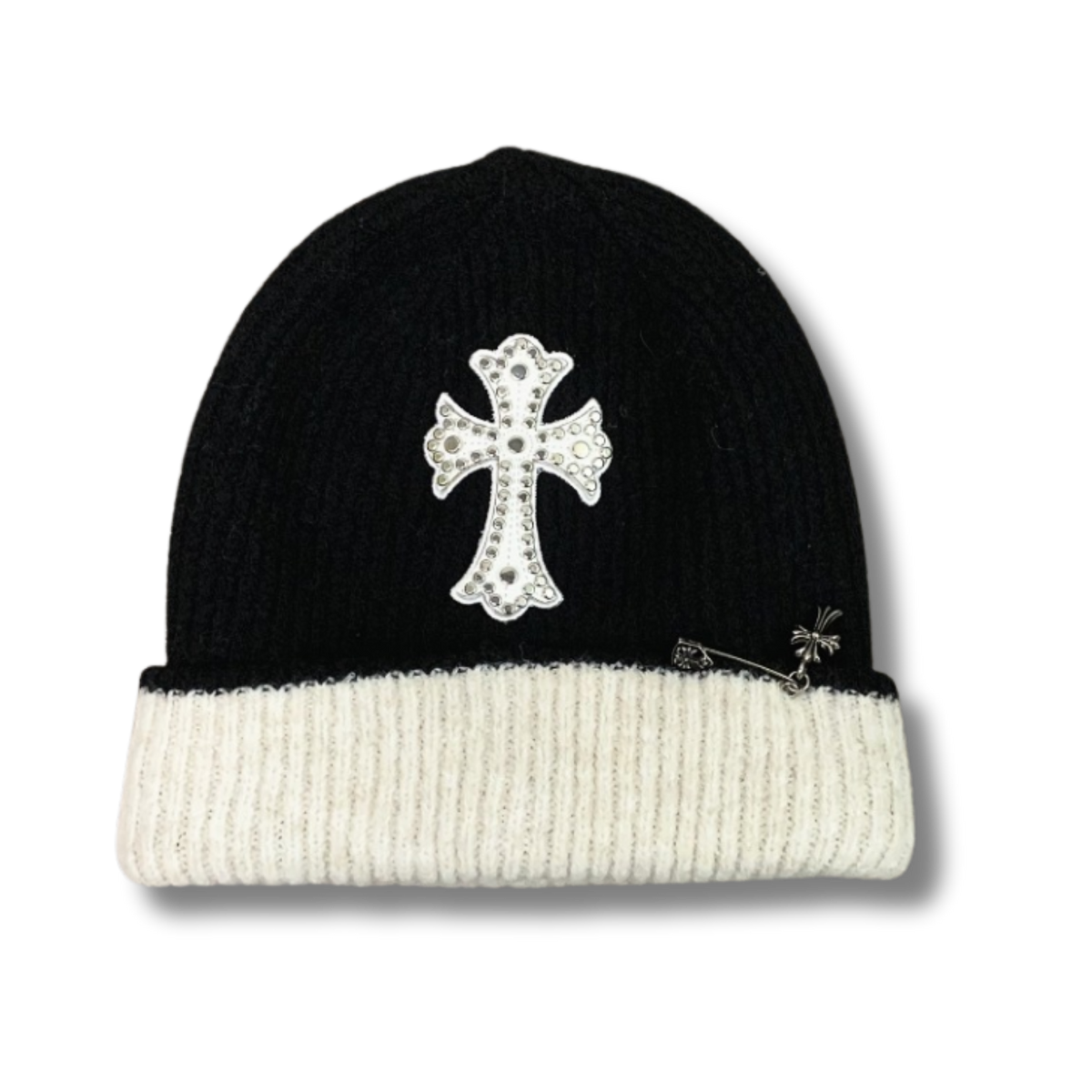C Heart Beanie black