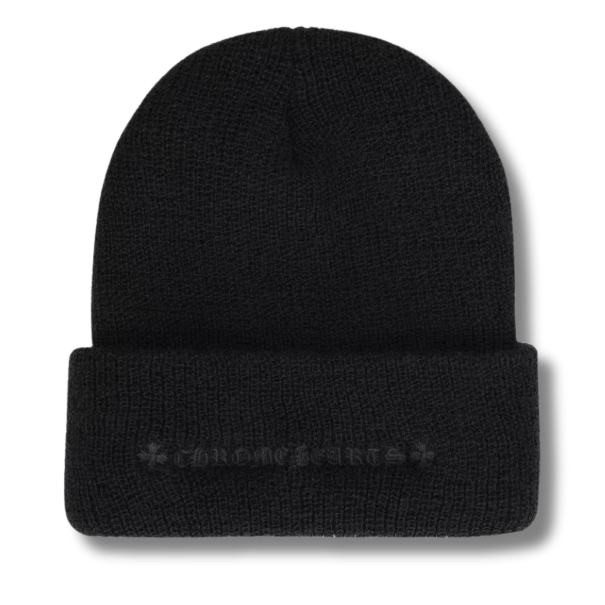 C Heart Beanie full black