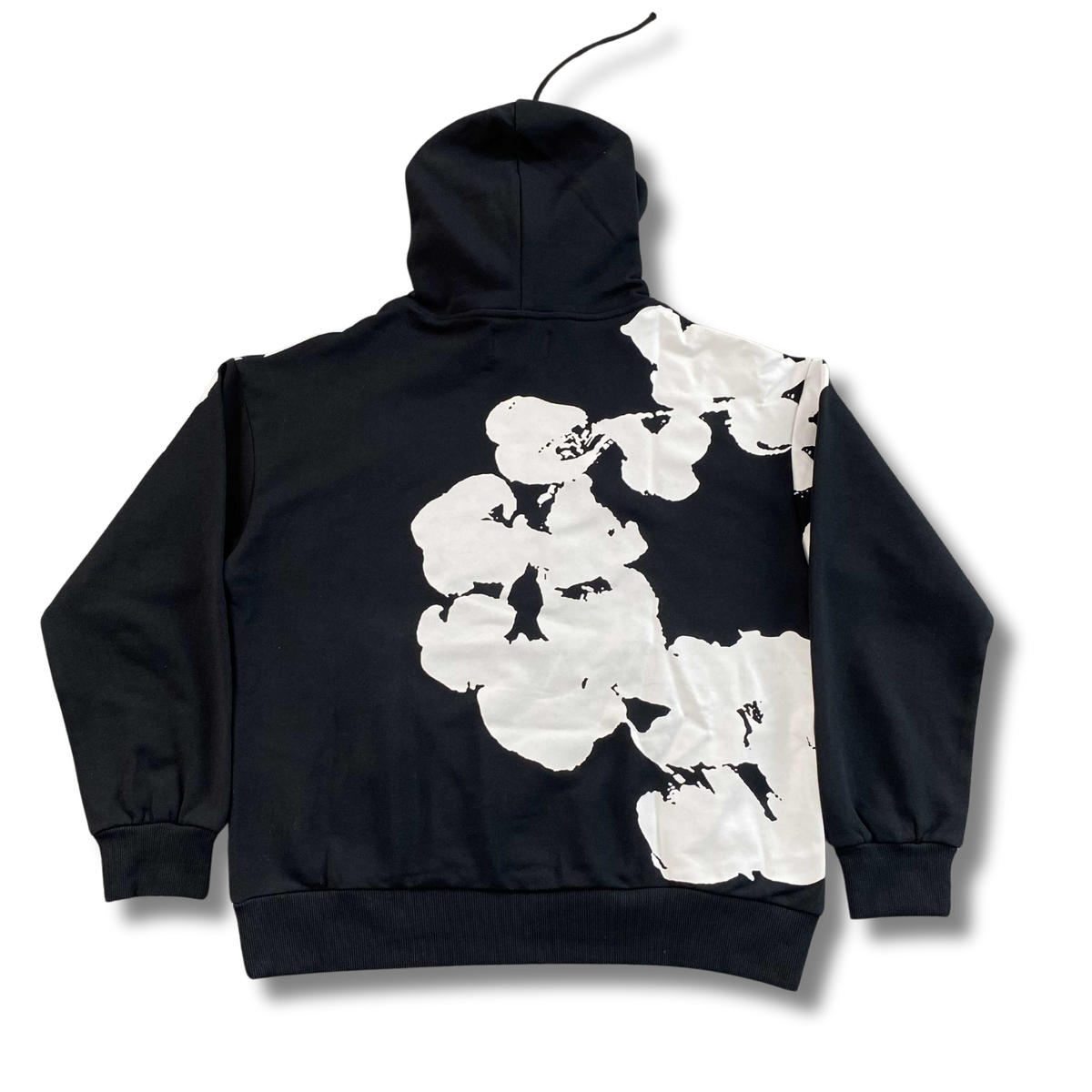 D Tears Hoodie Black w white