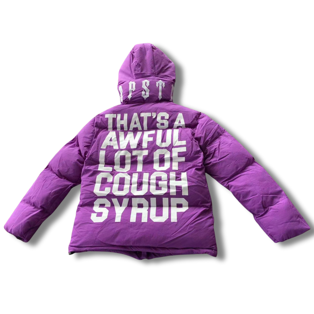 T Star Jacket cotton purple v white