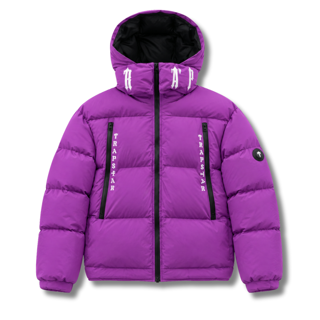 T Star Jacket cotton purple v white