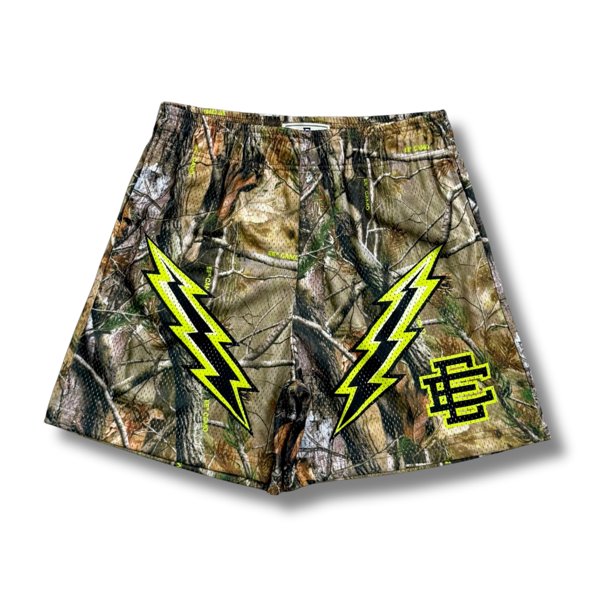 Eric E shorts yellow bolt