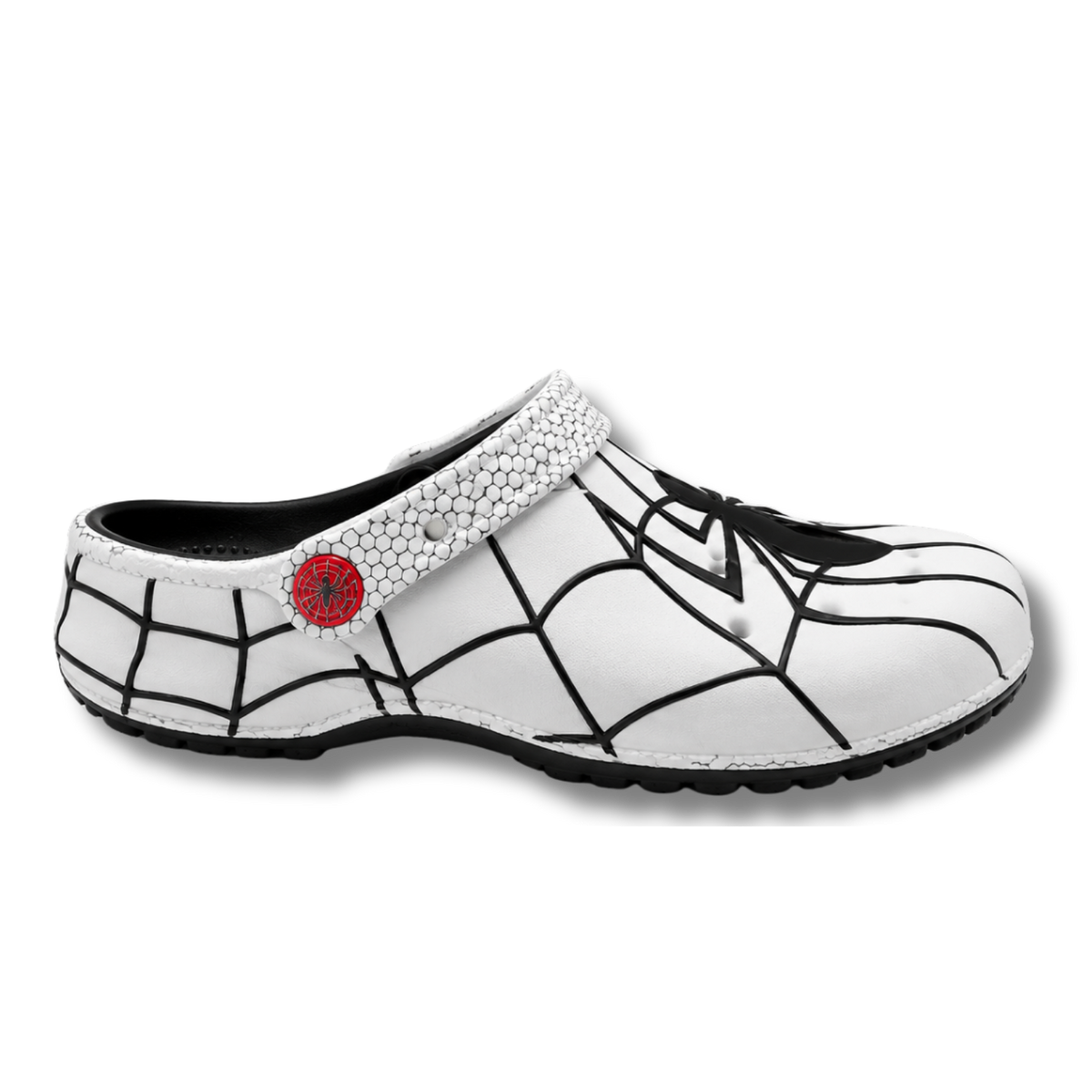 White Spider Crrocs