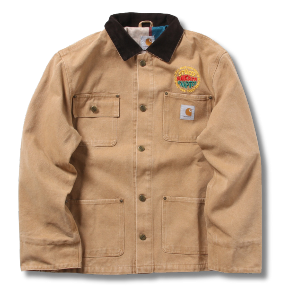 Light Brown Stu Car Denim Jacket