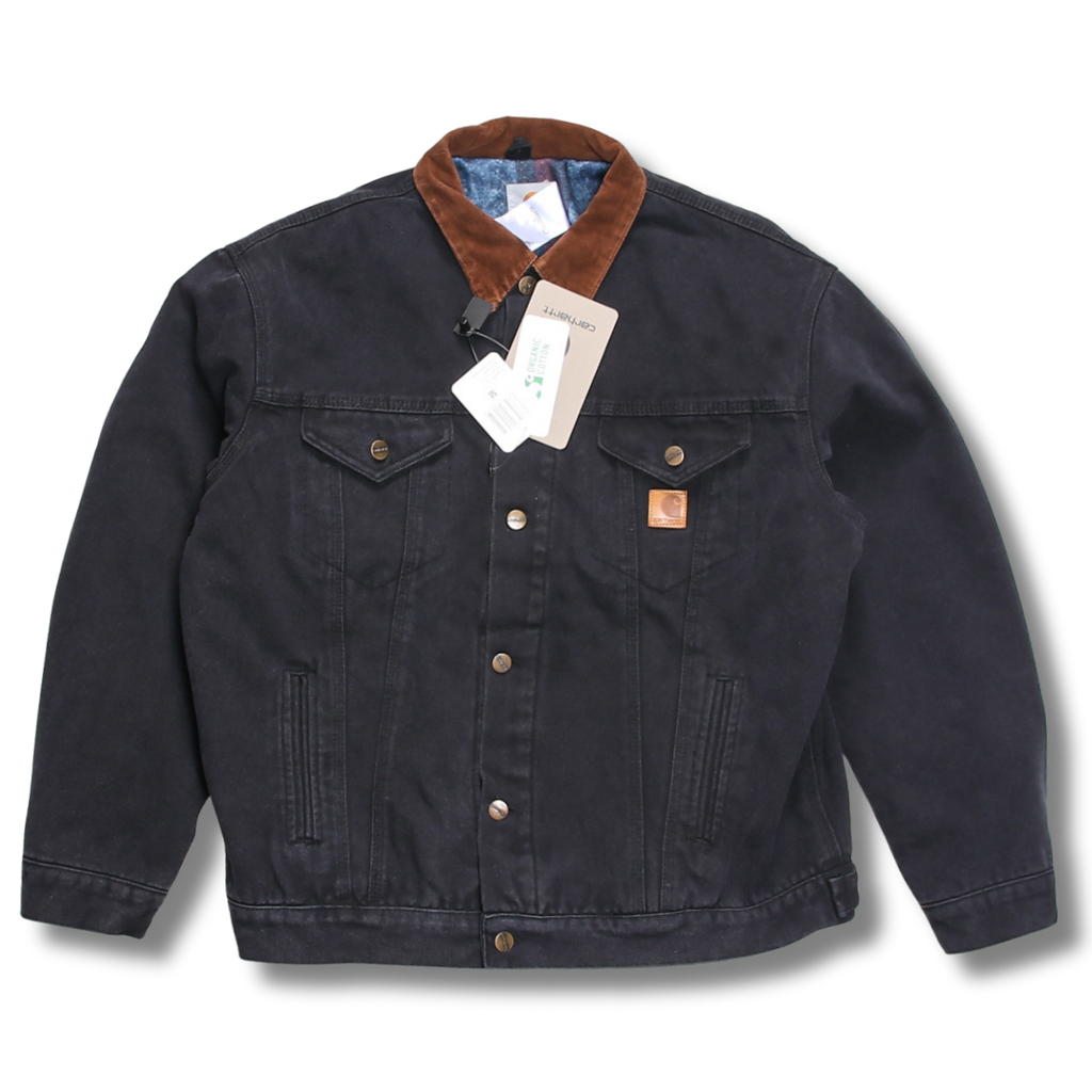 Dark Smoke Grey Car Denim Jacket