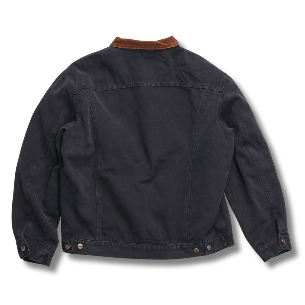 Dark Smoke Grey Car Denim Jacket