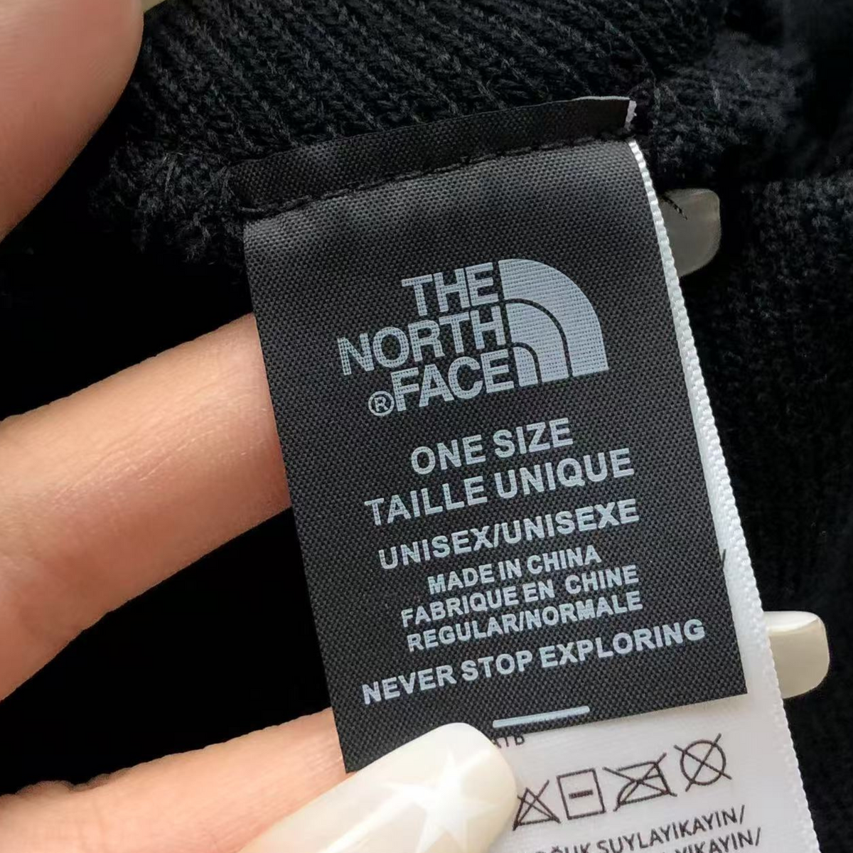 The N Face Beanie Black