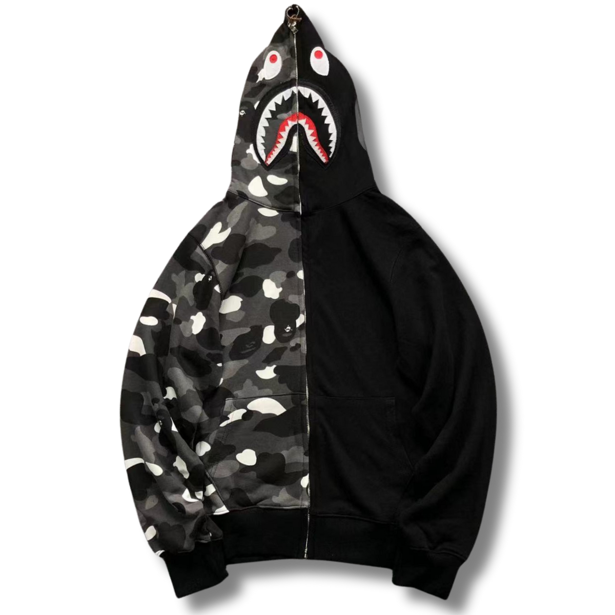 Ape Hoodie split Tv Black
