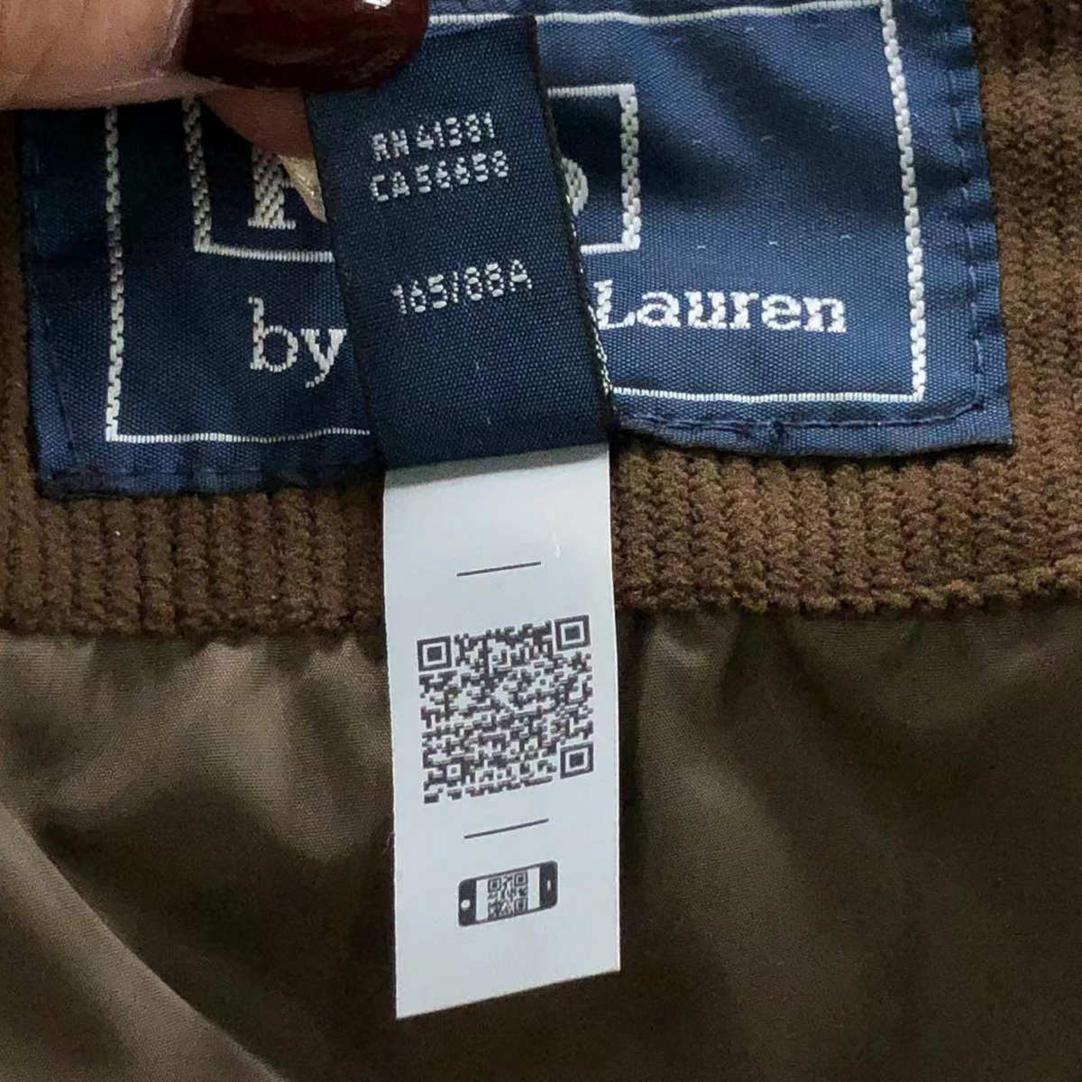 Ralph L Jacket Brown