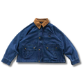 Ralph L Jacket Navy w Brown