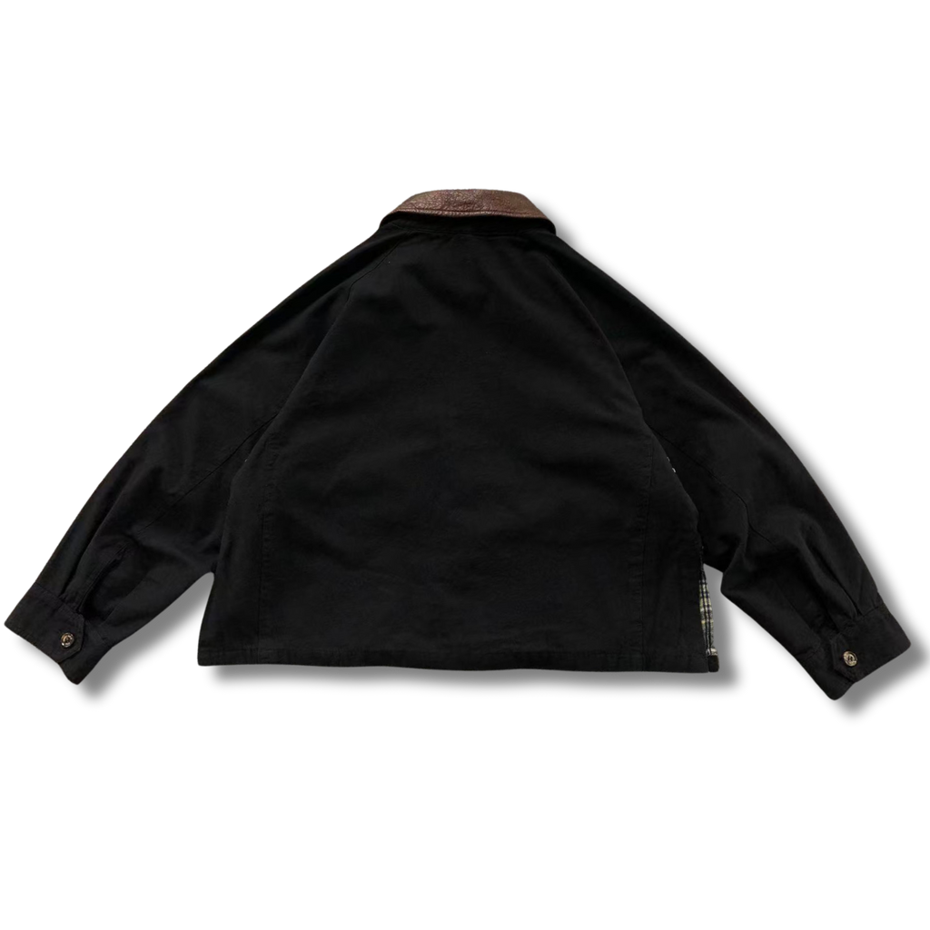 Ralph L Jacket Black w Brown