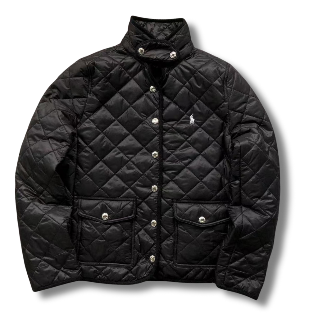 Ralph L Jacket Black w Squares