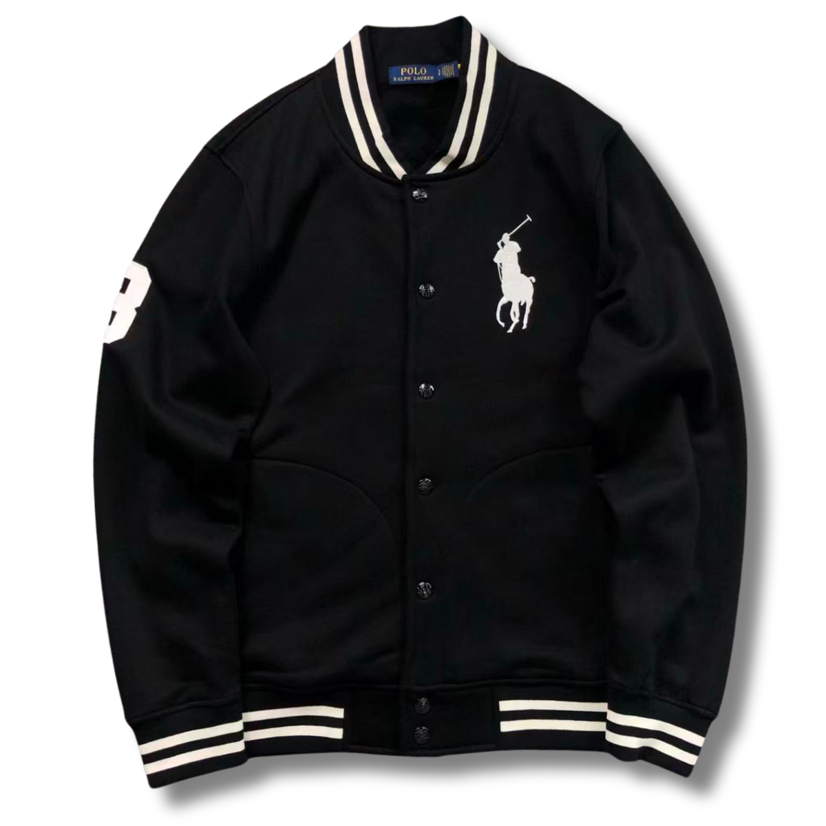 Ralph L Jacket Black w White elements