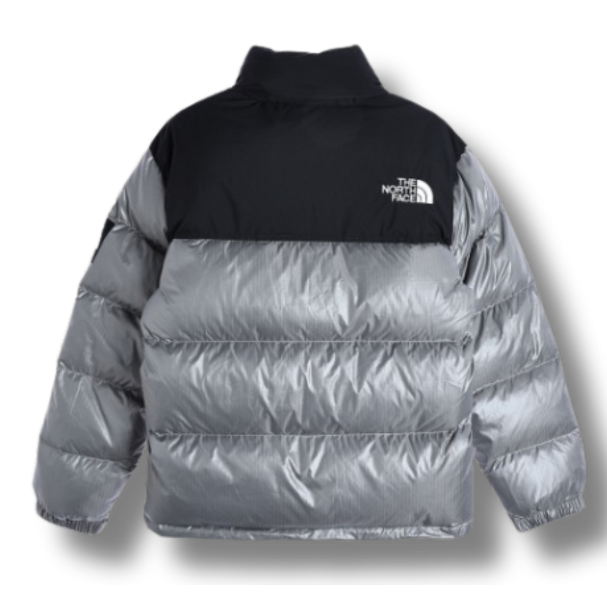 The N Face Silver w Black