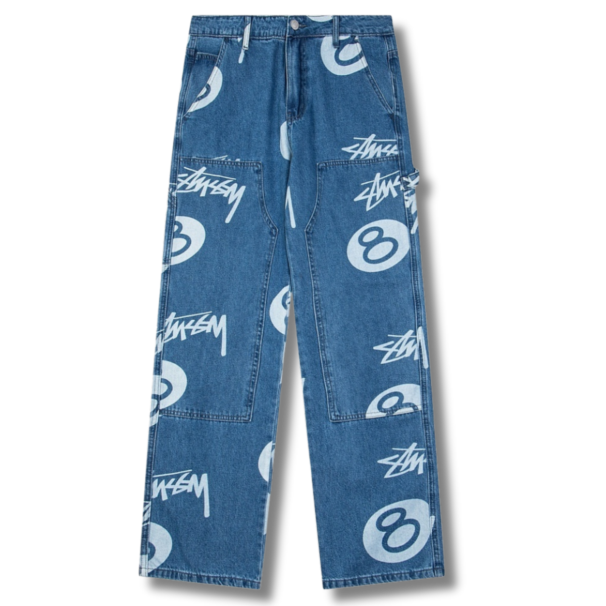 Stu 8 Ball Jeans Blue