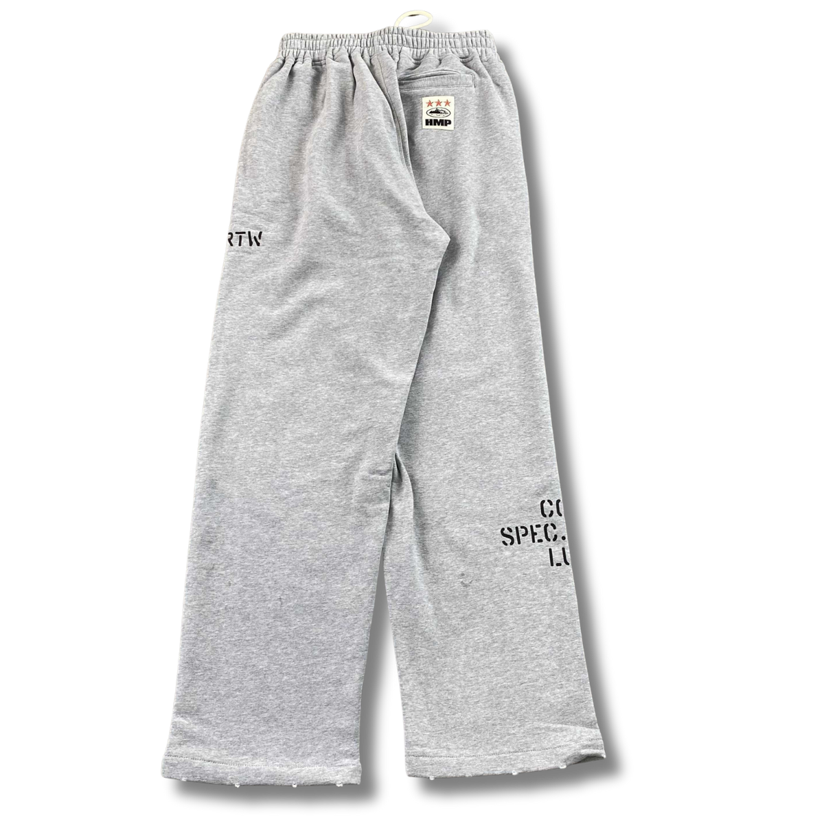 Cortez pants gray w black text
