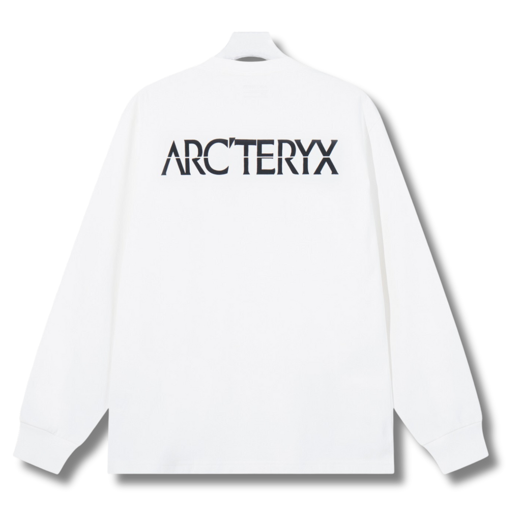 Arc' Sweater White w Black elements