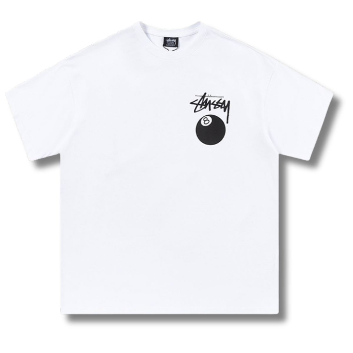 Stu T-shirt 8 ball White