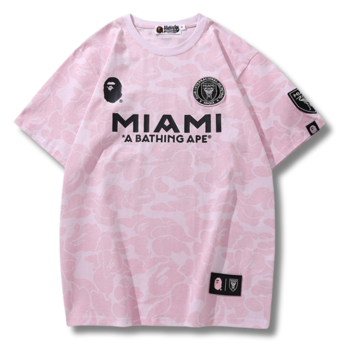 Ape T-shirt W numbers Pink